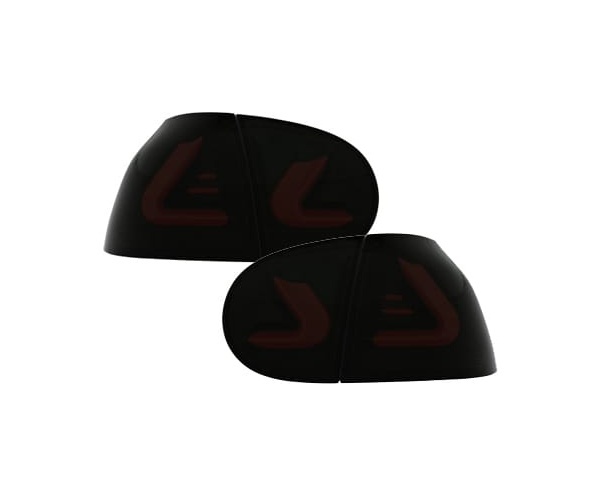 2 Feux arriere carDNA VW Golf 5 03-08 fullLED - Noir