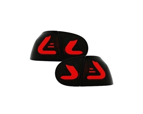 2 Feux arriere carDNA VW Golf 5 03-08 fullLED - Noir