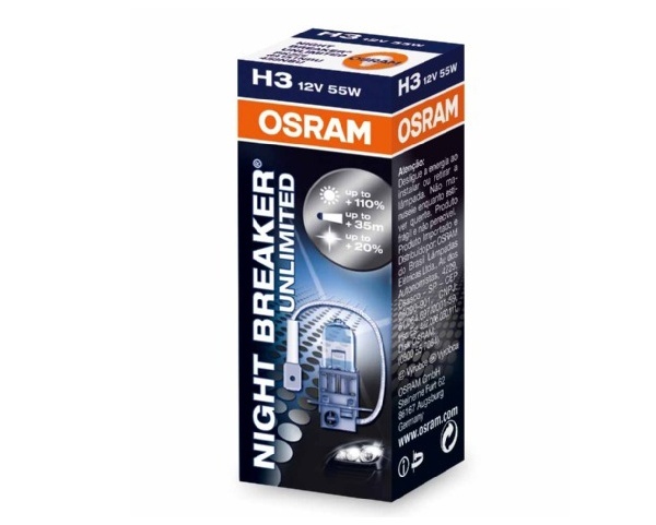 1 H3 Osram Night Breaker Unbegrenzte Glühbirne