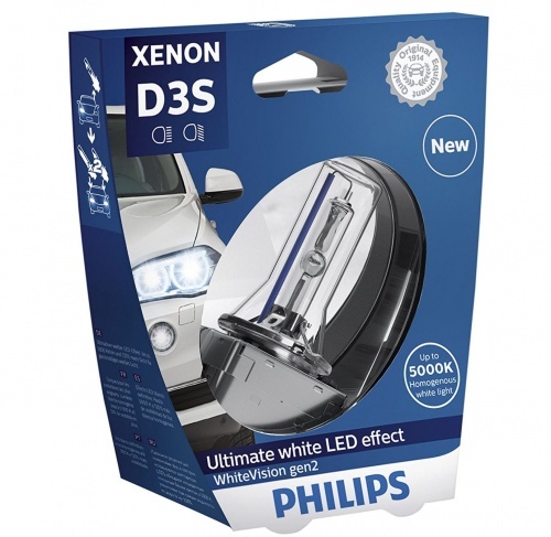 1 Ampoule xénon Philips D3S 42403WHV2 WhiteVision