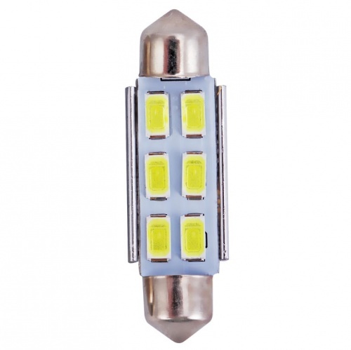 Navette 42mm LED Nav6 5730 - Anti Erreur OBD - C10W - Blanc Pur