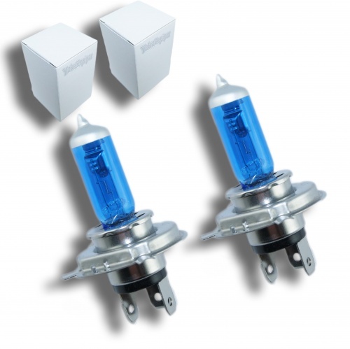 Pack 2 Ampoules H4 Effet Xenon - Super White 5000K