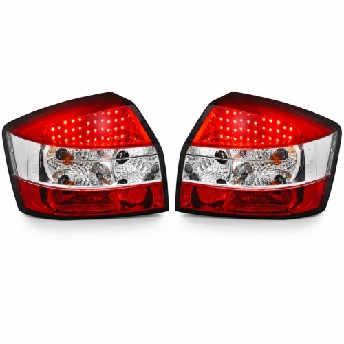 2 Feux arrière Audi A4 B6 2000-2004 - LED - Fumé Rouge
