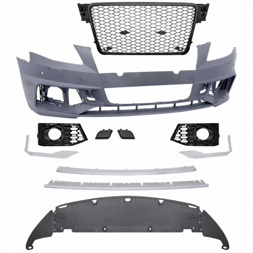 Pare choc avant AUDI A4 B8 phase 1 07-11 PDC - Look RS4 - Alu
