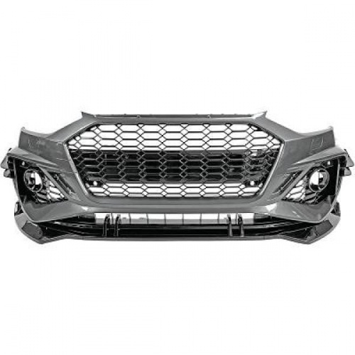 Pare choc avant AUDI A4 B9 20-24 - Look RS4 - Noir - PDC - ACC