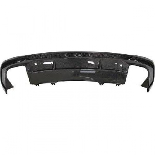 Diffuseur arriere AUDI A4 B9 facelift sline 19-23 - Look carbone S4