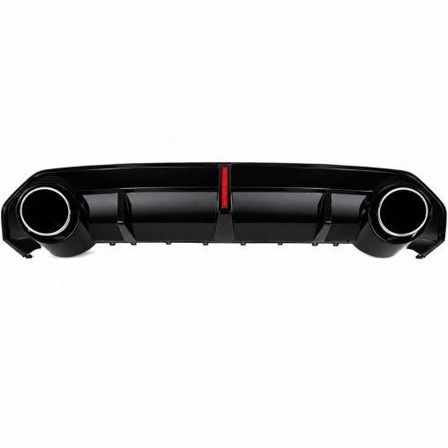 Diffuseur arrière noir brillant pour Audi A3 8Y Berline S-line 20-24