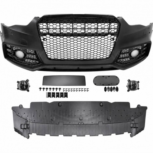 Pare choc avant look RS5 avec PDC, lave-phares et antibrouillards pour Audi A5 8T Facelift 11-16