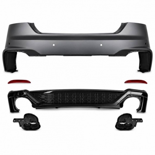Pare choc arrière look RS5 2020 avec PDC pour Audi A5 16-20