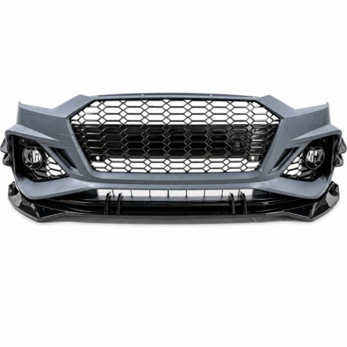Pare choc look RS5 noir brillant avec PDC, ACC et lave-phares pour Audi A5 / S5 19-24
