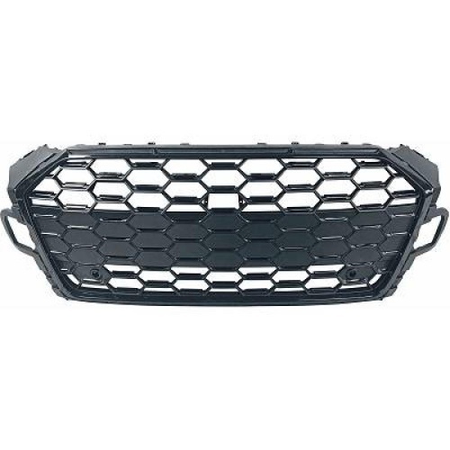 Calandre avant look RS5 cadre brillant intérieur mat avec PDC pour Audi A5 / S5 19-24