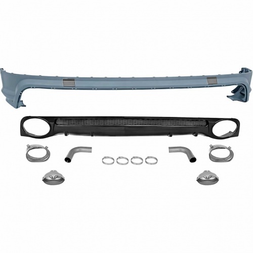 Pare choc arriere AUDI Q5 II 17-20 - Look RSQ5 - Noir