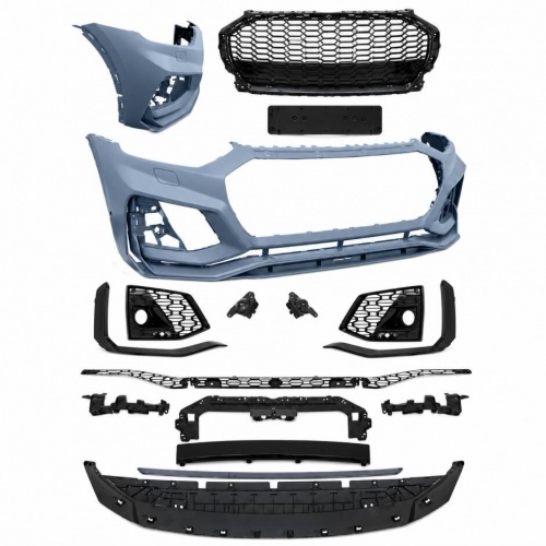 Pare choc avant look RSQ5 noir brillant avec PDC et ACC pour Audi Q5 II FY 20-25
