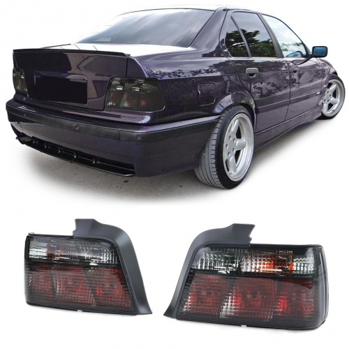 2 feux arriere BMW Serie 3 E36 berline 90-99 - Teintés