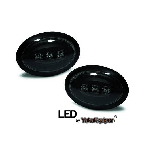 Clignotants repetiteurs LED d'aile Mini R56-57  06-10 - Noir