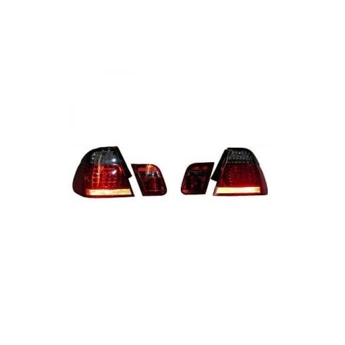 2 Feux arriere BMW E46 Berline LED 01-05 - Rouge Fume