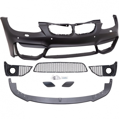 Pare choc avant BMW Serie 3 E92 E93 06-10 - look M4 avec AB + lame