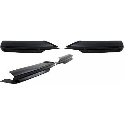 2 Splitters pour pare choc M - BMW Serie 3 E90 E91 05-08  - noir brillant