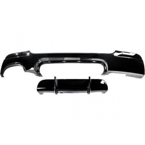 Diffuseur arriere BMW serie 3 E92 E93 double sortie gauche- Brillant