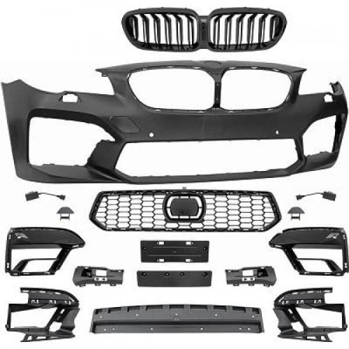 Pare choc avant BMW Serie 5 F10 F11 -11-17 - look M5 G30 - ACC PDC