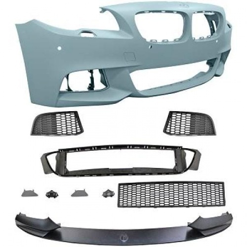 Pare choc avant BMW Serie 5 F10 F11 LCI -13-17 - look Mperf - PDC