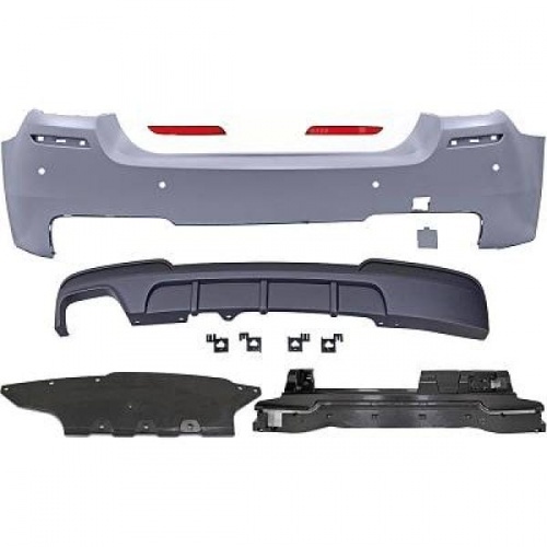 Pare choc arriere BMW Serie 5 F10 10-17 M-Perf - PDC