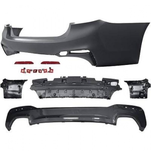 Pare choc arriere BMW Serie 5 G30 berline 17-20 M-tech