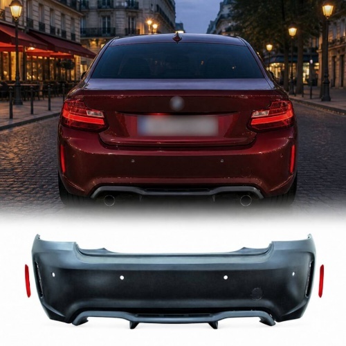 Pare choc arriere BMW Serie 2 F22 2013-2017 - look M2 - PDC