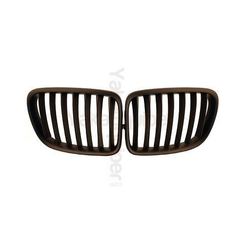 Grilles calandre BMW X1 (E84) 09-12 - Noir Mat