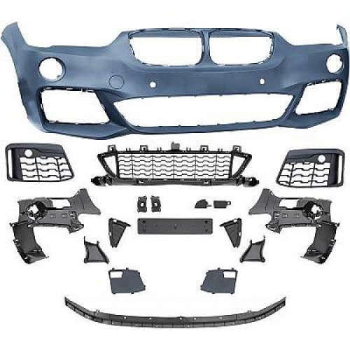 Pare choc avant BMW X1 F48 16-20  look PACK M - PDC