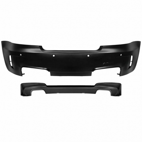 Pare choc arriere BMW Serie 1 E82 07-13 look M1 - PDC