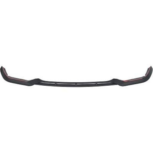 Spoiler lame de pare choc - BMW Serie 1 F20 F21 look M2 LCI 15-19 - noir brillant