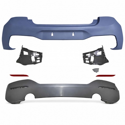 Pare choc arriere BMW Serie 1 F20 F21 phase 2 - 15-19 M-tech - PDC et sans