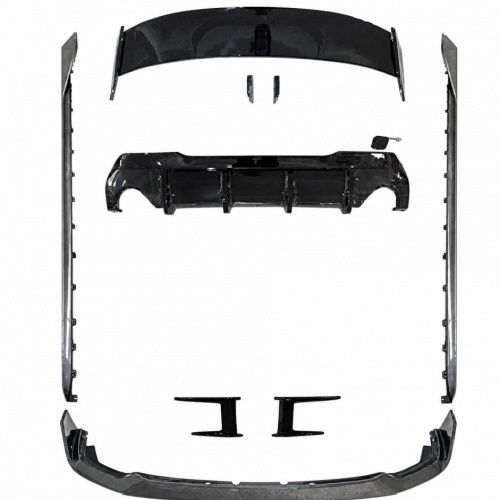 Kit aéro look M-Performance imitation carbone pour BMW Série 1 F40 M-Tech 20-24