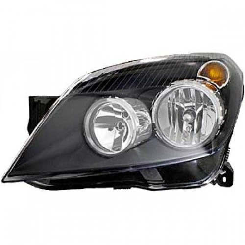 Phare gauche conducteur Opel Astra H - 04-10 - Noir