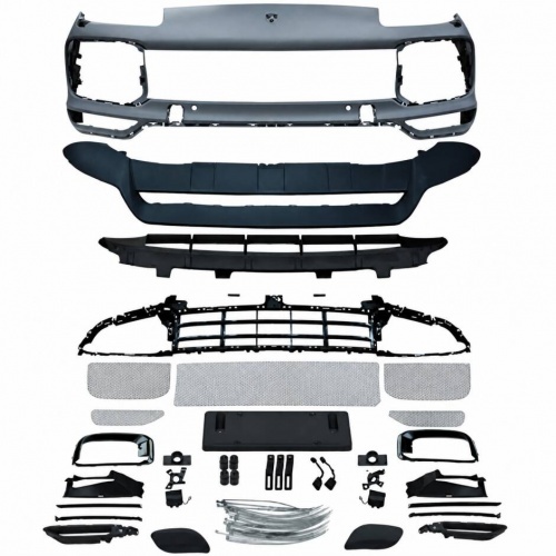 Pare choc avant look Turbo avec PDC pour Porsche Cayenne 9PA 07-10