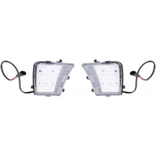 2 Feux de jour LED - VW Polo 6R 6C look rally cup - Blanc