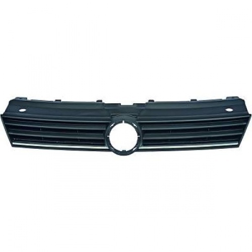 Grille calandre VW Polo (6R 6C) 09-17 - look R - Noir Brillant
