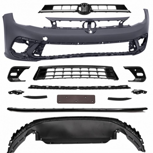 Pare choc avant VW Polo 6 AW phase 2 21-24 - PDC - look R