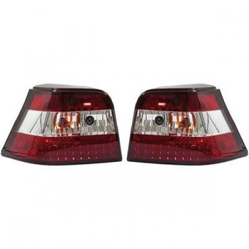 2 Feux arriere VW Golf 4 LED (1J) - Clair