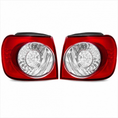 2 Feux arrière VW Golf Plus 05-09 - LED - Rouge / Clair