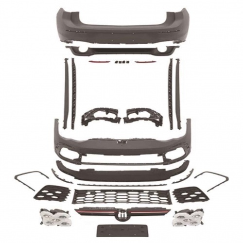 Kit carrosserie complet VW Golf 8 (VIII) 19-24 - look GTI + calandre LED + DRL