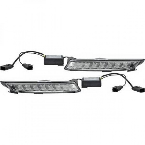 2 Feux de jour LED DRL Ready - VW Scirocco 14-17 R + cligno - Blanc