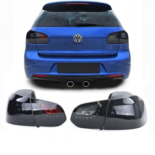 2 Feux arriere VW Golf 6 dynamiques - LED - Fume