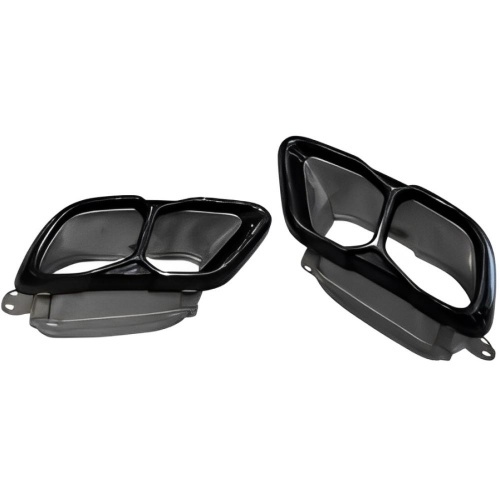 4 Sorties d’échappement look M-Performance noires pour BMW X5 G05 LCI 23-25