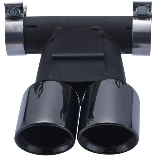 2 Sorties d’échappement inox noir pour Porsche Cayman 718 16-