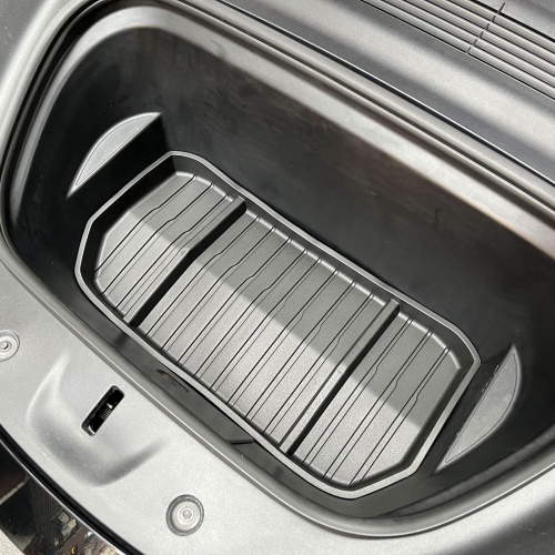 Tapis de coffre avant caoutchouc - Noir Mat - Tesla Model Y
