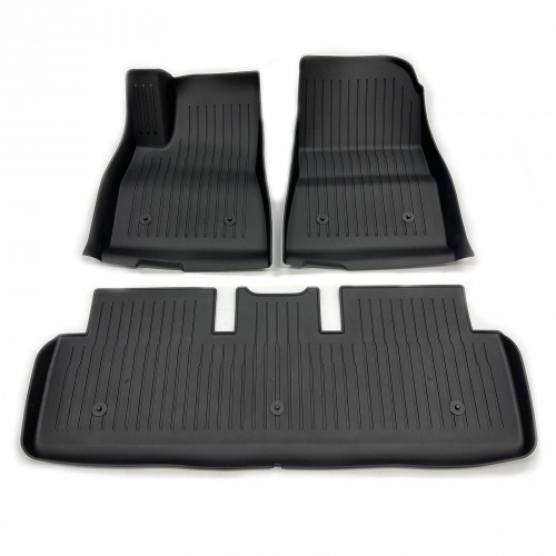 Tapis interieur caoutchouc - Noir Mat - Tesla Model 3