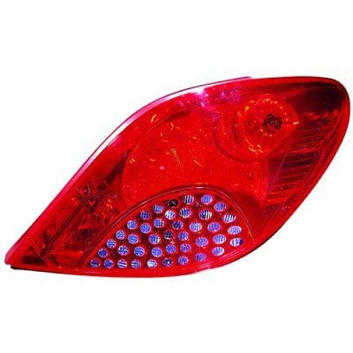 1 Feux arriere droit passager Peugeot 207 - 06-09 - Rouge