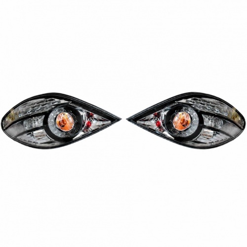2 Feux arriere LED Halogene Peugeot 207 06-12 - Clair